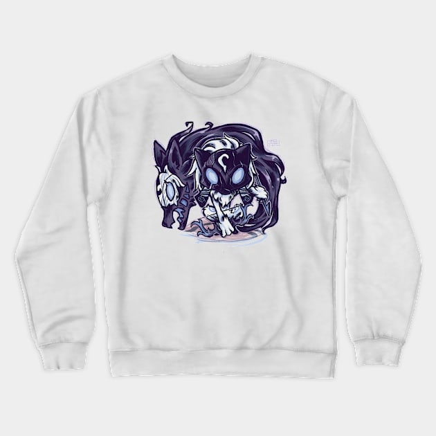 wolf and sheep Crewneck Sweatshirt by Angi.Laguado